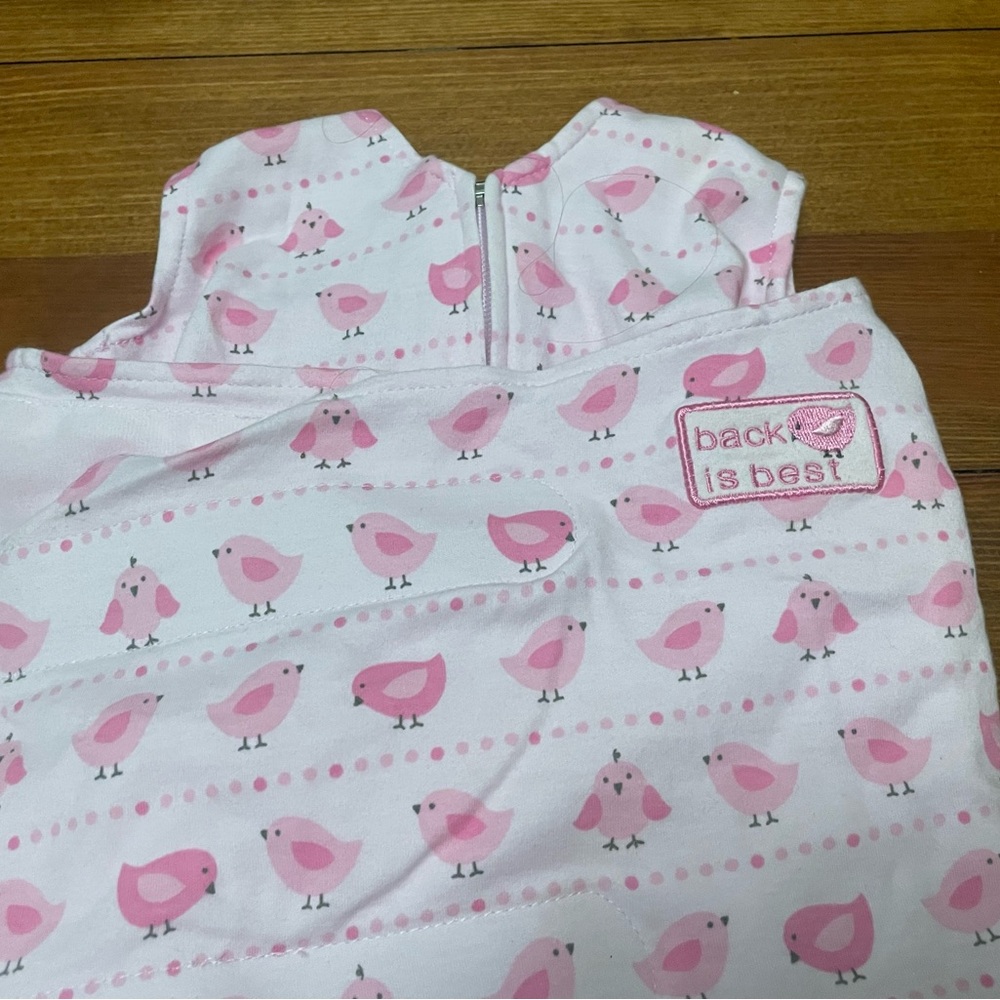 Halo Pink Bird Print Wearable Blanket Sleep Sack Swaddle Size Newborn - Picture 3 of 11